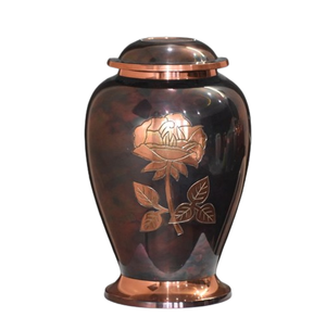 Urnes funéraires pour cendres d'adultes, blanches et argentées, style Jali, grande urne funéraire pour cendres d'êtres chers, taille 10,5 po et 220 Cu. in - Product Image 6