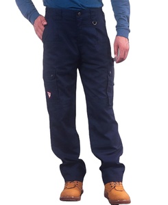 Pantalones de Trabajo para Hombre, 100% Algodón, Cintura Elástica, Ligeros, Impermeables, Resistentes al Polvo, con Detección de Agujas, Ropa de Trabajo sin Costuras - Product Image 6