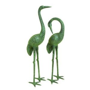 Escultura animal de hierro vintage hecha a mano para una elegante decoración de jardín rústico que agrega encanto y personalidad a los espacios al aire libre - Product Image 3