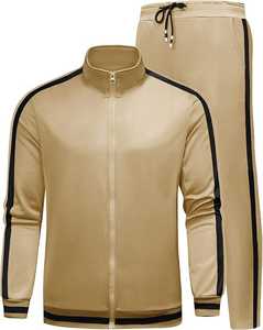 Ensemble de survêtement pour homme, fabricant OEM ODM, vêtements de sport haute performance, tissu confortable pour la salle de sport, la course à pied et l'usage domestique - Product Image 1