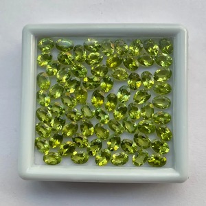 Peridoto Verde Natural, Piedras Preciosas Sueltas, Certificadas por Terceros, Corte Ovalado 7x5 mm, 0.8-1.5 Quilates, para Joyería, Piedra de Nacimiento de Agosto - Product Image 3