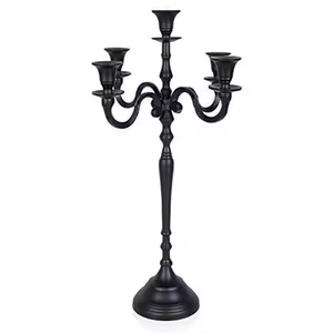 Bougeoir en métal pour la maison et le mariage par décor impex - Product Image 1