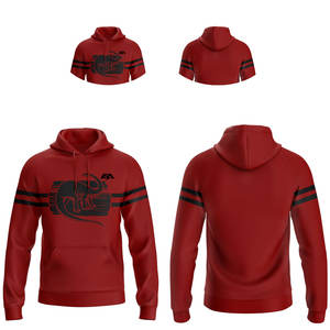 Haute qualité 100% Polyester Sublimation pull à capuche vêtements de sport d'hiver brodé impression numérique à capuche fabricant direct - Product Image 4