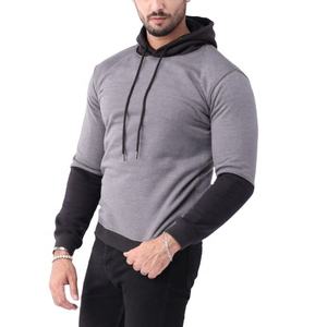 Jersey de felpa francesa de algodón 100% pesado para hombre, sudadera con logotipo personalizado, estampado sólido, técnica de soplo, talla grande, invierno, liso, teñido - Product Image 2