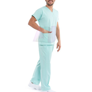 Ensemble de Blouse et Pantalon Médical Léger en Coton Écologique pour Homme – Toucher Doux, Respirant, Extensible – Idéal pour Usage Quotidien en Hôpital – Haute Qualité - Product Image 3