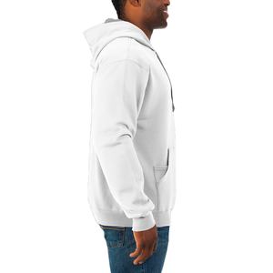 Sweat à capuche décontracté pour homme en polaire 100% coton et polyester, logo personnalisé brodé, sweat thermique d'hiver - Product Image 2