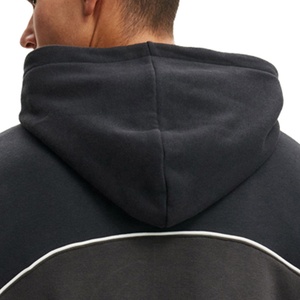 Sweat à capuche personnalisable brodé, coupe oversize, style streetwear, design color block, 100% coton, tissu épais 350 g/m², unisexe, haute qualité - Product Image 4