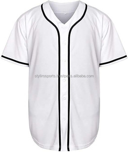 Unisex Customizable Baseball Softball Jersey OEM Sublimated Polyester Sportswear Name Print Plain Cheap Blank Custom Jerseys Buy - Product Image 1
