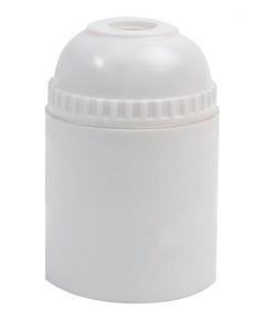 Portalámparas económico liso blanco (Simon IL552903) - Product Image 1