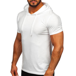 T-shirts Slim Fit pour hommes 220 Gram Ringer Jersey Couleur unie avec un design de teinture uni Style Streetwear - Product Image 3