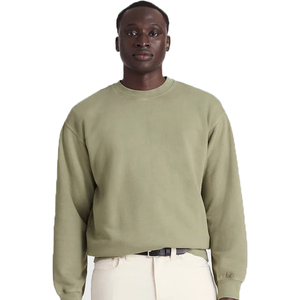 Sudadera de cuello redondo para hombre, logotipo personalizado de alta calidad, Jersey pesado con hombros caídos en blanco, sudaderas recortadas para hombre, OEM - Product Image 6