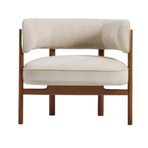 Comfortable Executive Office Chair High Quality Wood Frame Plush <b>Foam</b> <b>Padding</b> Breathable Fabric Adjustable Home Office - Product Image 1
