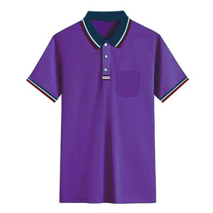 OEM Custom logo Embroidery Printed Design Polyester Cotton Ice Silk <b>Men's</b> Polo <b>Shirt</b> Lapel Summer Business Polo-<b>shirt</b> - Product Image 5