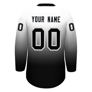 Alta calidad transpirable nuevo diseño personalizado Hockey Jerseys nombre del equipo 100% poliéster Hockey uniformes - Product Image 2