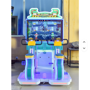 Simulateur de course moto avec technologie Lean Motion, vue en perspective, résistant aux intempéries, alimentation 110/220V, fabricant d'arcades - Product Image 4