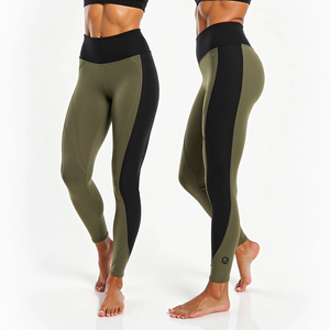 Mallas de compresión de cintura alta para mujer, pantalones deportivos para correr con estampado de gimnasio de secado rápido, mallas de rendimiento de entrenamiento de Yoga para - Product Image 4