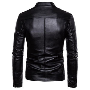 Chaqueta de Invierno Unisex de Cuero Sintético de Primera Calidad, Diseño Personalizado, a Prueba de Viento, Estilo Urbano, para Exteriores, Último Modelo 2026 - Product Image 2