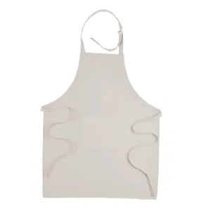 ผ้ากันเปื้อนแบบมีกระเป๋าหน้า ดีไซน์ยาว สามารถปรับแต่งได้ - Product Image 1