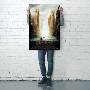 Lord of the Rings Wall <b>Poster</b> 61 X 91.5 cm Black Frame Paper Material - Product Image 3