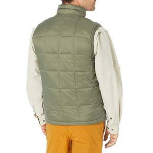 Vestes d'hiver pour hommes en duvet de luxe de haute qualité en gros, gilet en polyester imperméable à fermeture éclair intégrale, col montant - Product Image 5
