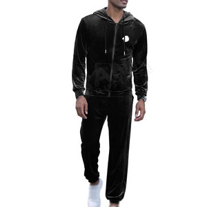 ชุดวอร์มกำมะหยี่ผู้ชายเทรนด์ปี 2026 ชุดลำลองสุดหรู สวมใส่สบาย เสื้อฮู้ดและกางเกงขายาวสำหรับผู้ชาย - Product Image 2