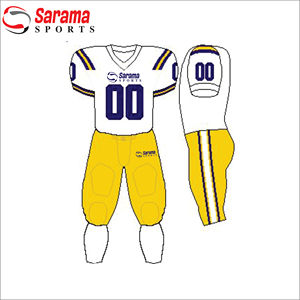 Votre nom d'équipe Uniforme de football américain Meilleur prix Uniforme de football américain de bonne qualité, - Product Image 1