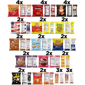 Coffret de collations ultime Frito-Lay, assortiment varié de chips, biscuits, craquelins et plus, 3,39 livres, (lot de 40) - Product Image 3