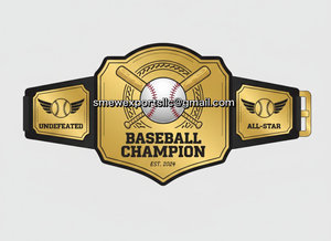 Cinturón de Campeonato de Béisbol Personalizado de Primera Calidad, Cinturones de Campeonato de Kick Boxing Personalizados de Calidad Profesional - Product Image 2