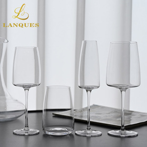 Verres à vin <span class=keywords><strong>blanc</strong></span> <span class=keywords><strong>Chardonnay</strong></span> en cristal soufflé à la main sans plomb Lanques Premium OVAL, compatibles lave-vaisselle, pour la maison et les événements <span class=keywords><strong>de</strong></span> mariage - Product Image 5