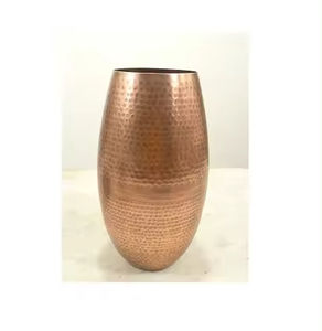 Handmade Designer Metal Flower <b>Vase</b> Bulk Wholesale <b>Tall</b> Copper Antique Aluminium Flower <b>Vase</b> Parties Decoration - Product Image 4