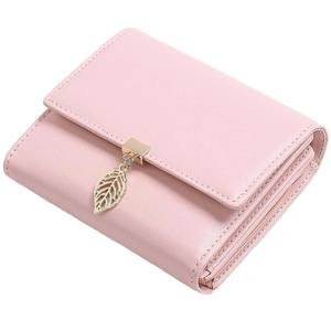 Portefeuille en cuir de luxe pour femmes avec fermeture à glissière RFID et style pochette courte avec doublure en polyester - Product Image 5
