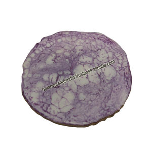 Wholesale Custom Handmade Resin Coasters for <b>Cups</b> Tea Coffee Round Resin <b>Cup</b> <b>Mat</b> Pad for Tables - Product Image 1