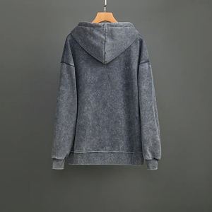 เสื้อมีฮู้ดและสเวตเตอร์โอเวอร์ไซส์ทำจากวัสดุชั้นนำซักได้ตามต้องการเสื้อผ้าแนวสตรีท - Product Image 2