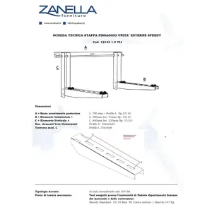 Support de climatiseur réglable en acier inoxydable, pièces universelles - Product Image 2