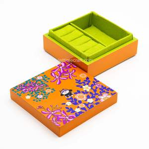 Top Tendance Personnalisé Luxe Laque Cadeau Boîte Plateau De Service Rectangle Vaisselle À La Main Vietnam Multifonctionnel En Gros - Product Image 3