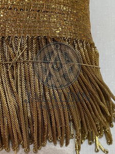 2025 Gold Bullion Fringe Fine Quality Church <b>Tassel</b> <b>Trim</b> Trimming Wholesale Cheap Price Custom French Bullion Wire Fringes - Product Image 4