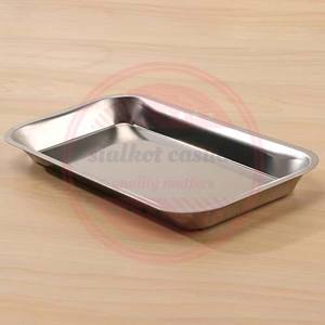 Plateaux en acier inoxydable pour instruments médicaux pour les reins Plateaux pour instruments chirurgicaux Plateau réutilisable pour les reins - Product Image 5