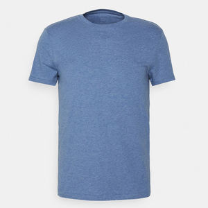 Elegantes camisetas unisex de talla grande para hombre 100% algodón poliéster mixto de gran tamaño pesado en blanco Crew Fitness camiseta - Product Image 3