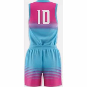 Ensemble d'uniformes de basket-ball personnalisés à quantité minimale de commande bas Vêtements de sport Uniforme de basket-ball Uniforme de basket-ball respirant - Product Image 4