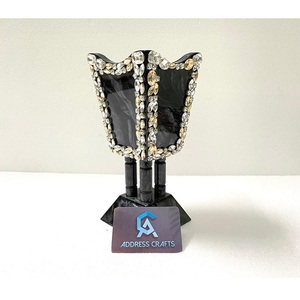 Precious Stone Inlay Resin Bakhoor <b>Burner</b> Resin Mubakhar Premium Quality Resin <b>Oud</b> <b>Burner</b> For Luxury Home Living Room Office Use - Product Image 2
