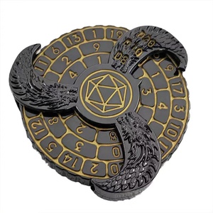 Nuevo juego de dados DND Spinner 7 en 1, dados de brújula DND de mazmorras y dragones giratorios de Metal giratorio, dados de juego de mesa de rol RPG geniales - Product Image 5