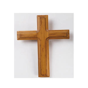 Croix en bois uni terre sainte bois d'olivier teinté croix intérieure croix en bois faite à la main de qualité supérieure pour la décoration de noël - Product Image 4