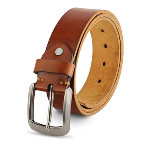 2024 nuevos cinturones de cuero genuino para hombres, hebilla de alta calidad, cinturones de cuero informales de lujo para negocios al aire libre para hombres, servicio OEM - Product Image 3