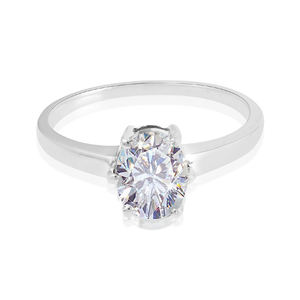 Anillo Unisex de Plata de Ley 925 con Piedra Lunar Arcoíris en Forma de Pera, Certificado por Terceros, Excelente Calidad - Product Image 5