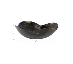 Best Selling Carved Buffalo Horn Vintage Salad Fruit Serving Bowl Indian Horn <b>Dinnerware</b> for Business Gifts - Product Image 6