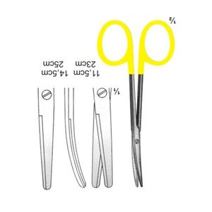 Venta caliente en Stock Instrumentos médicos de gama completa Tijeras de acero inoxidable con insertos de carburo de tungsteno Aceptar OEM - Product Image 3