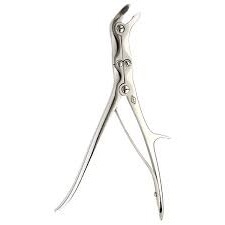 Instrumentos Quirúrgicos Veterinarios Stille Ruskin de 9.5 Pulgadas, Pinzas Cortadoras de Hueso Curvas de Acero Inoxidable Alemán, Manual, ENT CE - Product Image 2