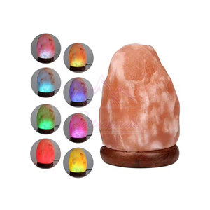 Lámpara de sal del Himalaya de 3-5kg con cable eléctrico de bombilla y caja de regalo para uso de bienestar hecha en Pakistán, novedad de 2025 - Product Image 2