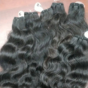 มัดผมมนุษย์ธรรมชาติบริสุทธิ์ที่ยังไม่ผ่านการแปรรูปผมต่อผมมนุษย์ฟรี DHL & FE - Product Image 1