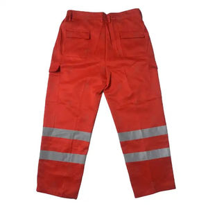 Pantalones de trabajo profesionales para hombre, pantalones de seguridad reflectantes de alta calidad, pantalones Cargo de tela de poliéster hechos con múltiples bolsillos - Product Image 5